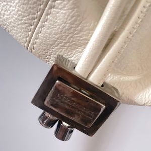 Burberry Dallinger White Leather Satchel